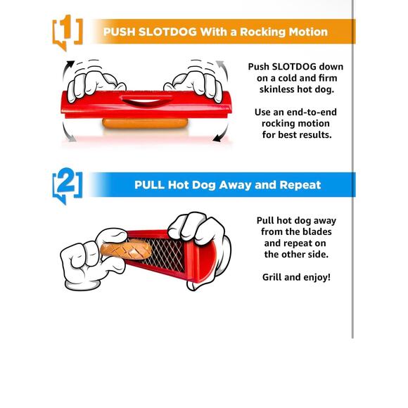 SLOTDOG - Stainless Steel Hot Dog Slicing Tool - Picture 3 of 6